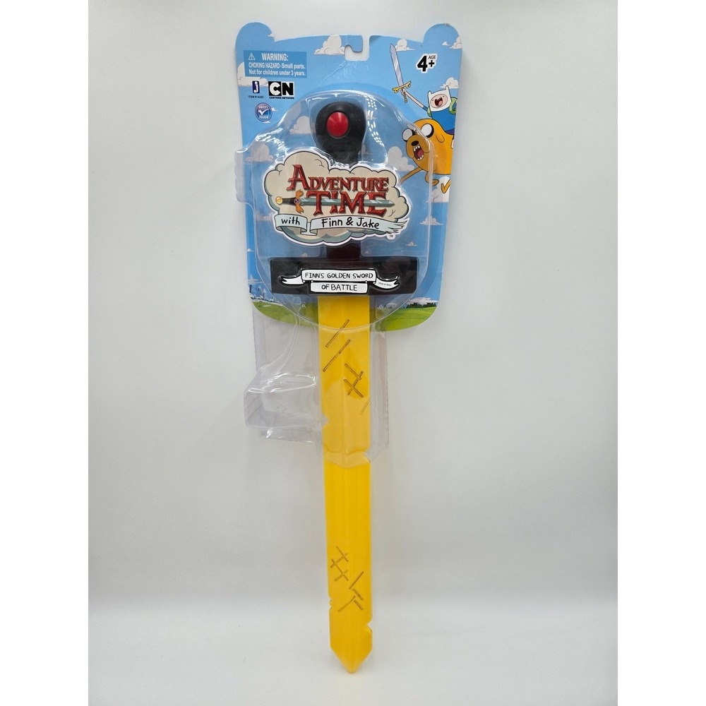 Adventure Time Finn Golden Sword of Battle Jazwares 2011 Toy Scarlet 22" New